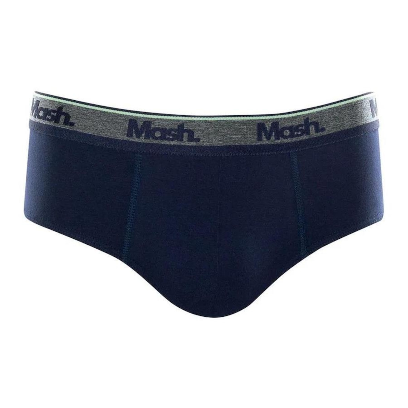 Cueca Slip Mash Cotton - Adulto - Foto 1