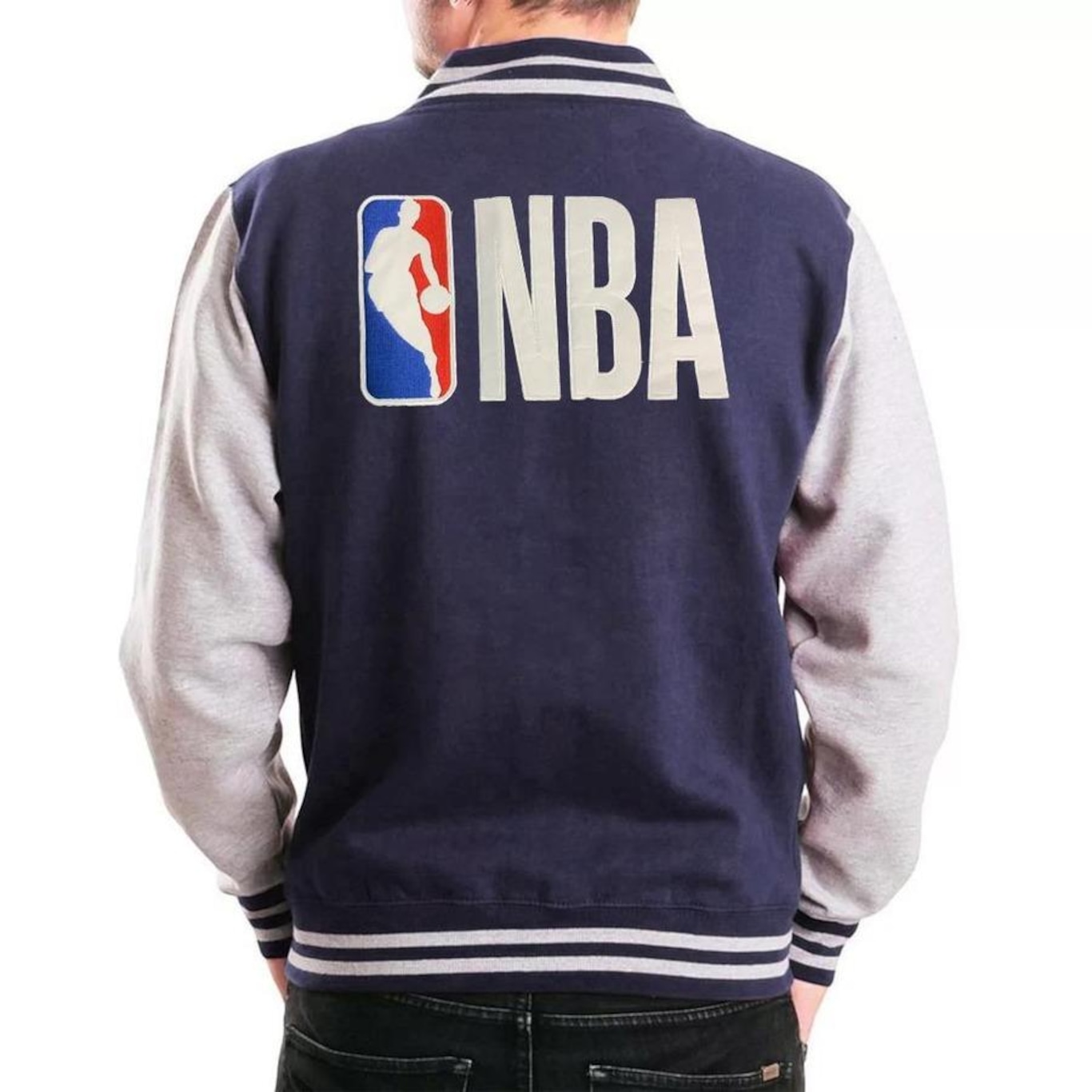 Jaqueta NBA College Logo Dual Color - Masculina - Foto 2