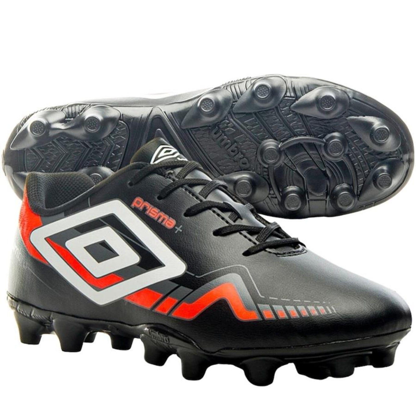 Chuteira Umbro Campo Prisma + Meias - Adulto - Foto 4