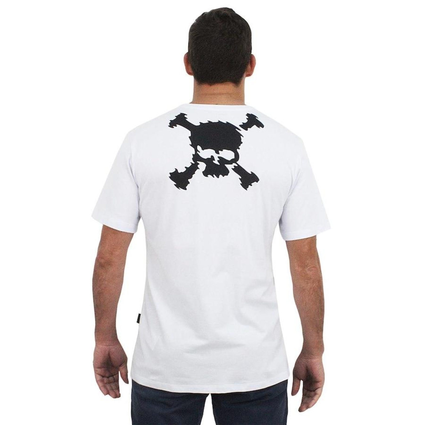 Camiseta Oakley Heritage Skull White os melhores preços