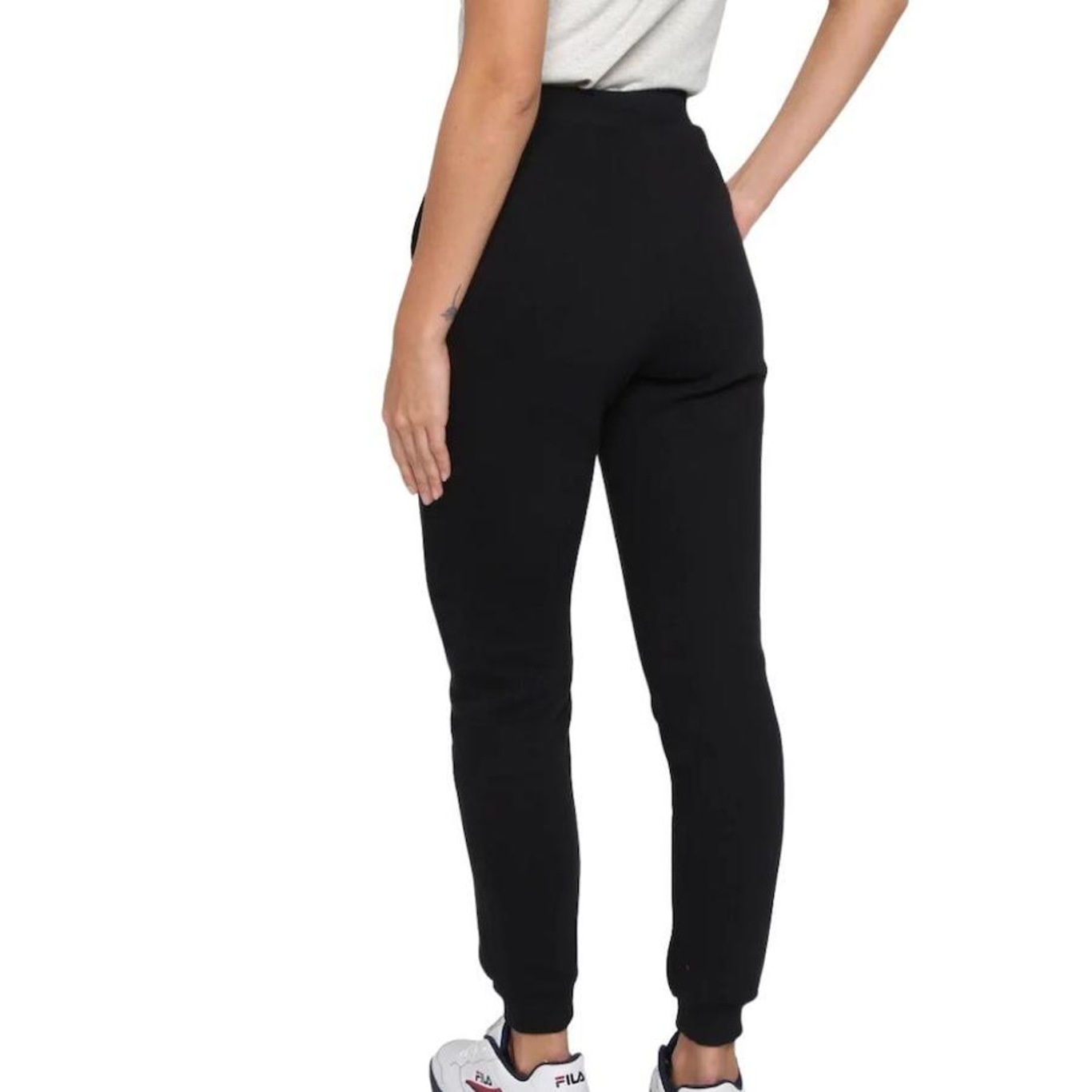 Calça Jogging Fila Basic Confort - Feminina - Foto 4