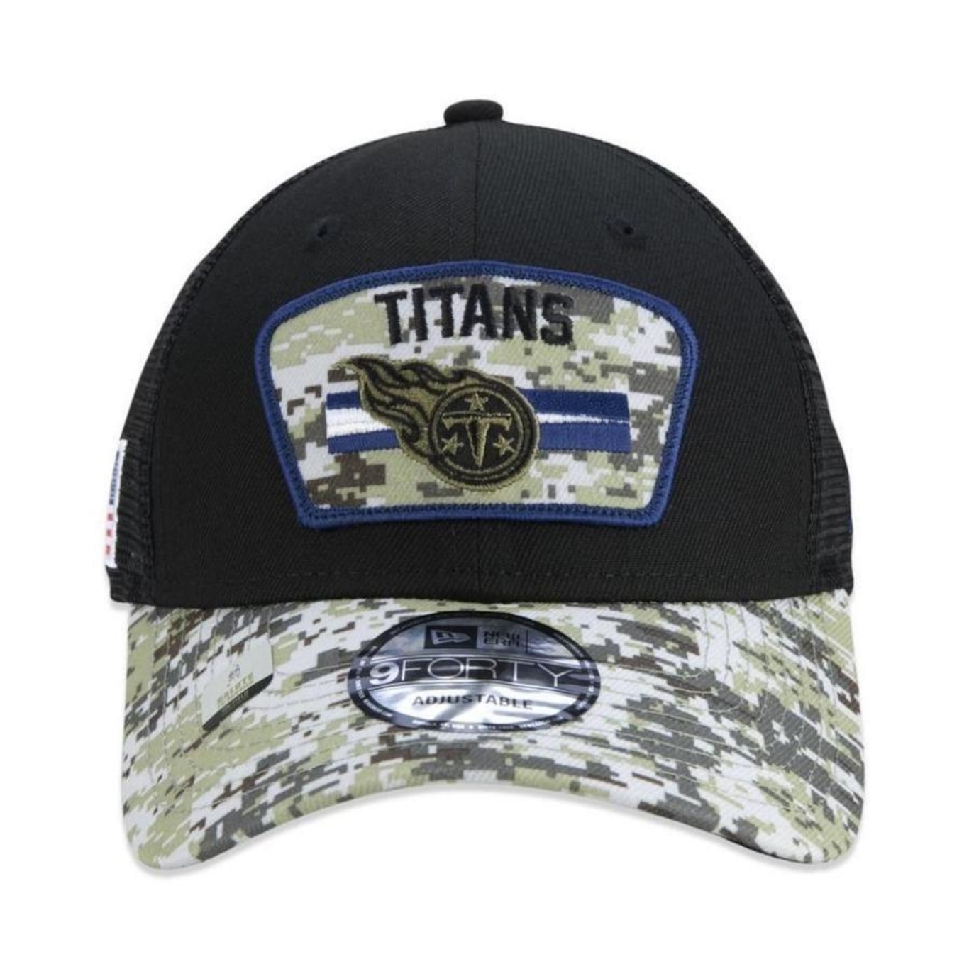 Boné New Era Tennessee Titans 940 Nfl21 Salute To Service - Snapback - Adulto - Foto 6