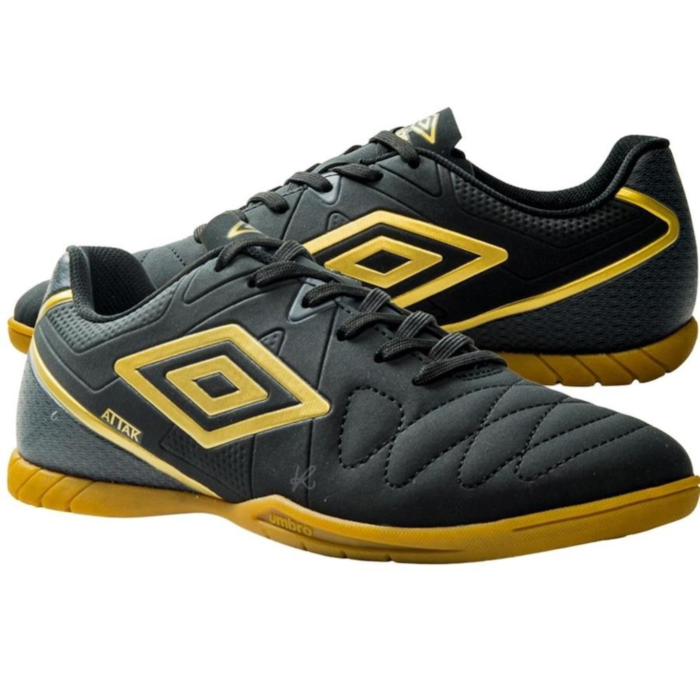 Chuteira Futsal Umbro Attak - Adulto + Meias - Foto 2