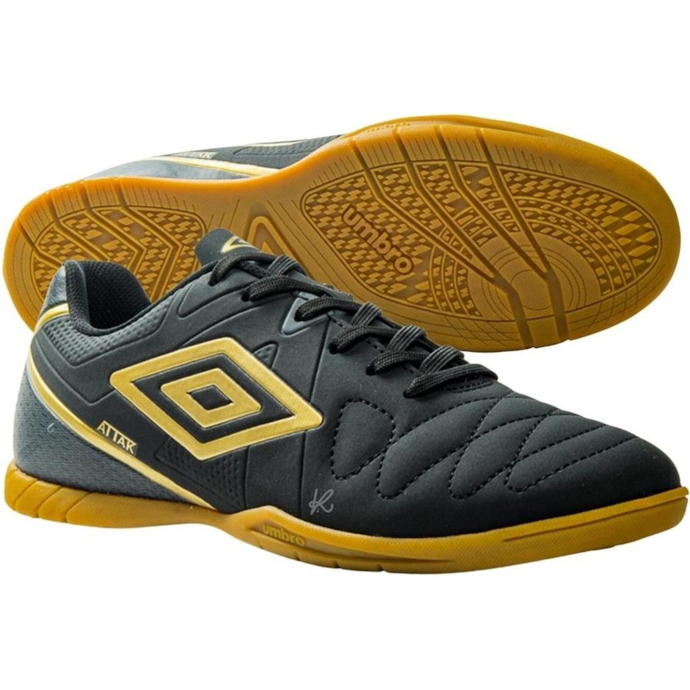 Chuteira Futsal Umbro Attak - Adulto + Meias - Foto 3