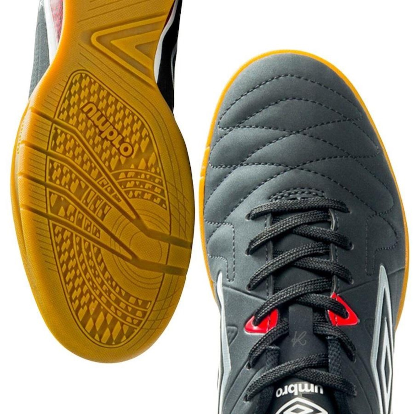 Chuteira Futsal Umbro Attak - Adulto + Meias - Foto 4