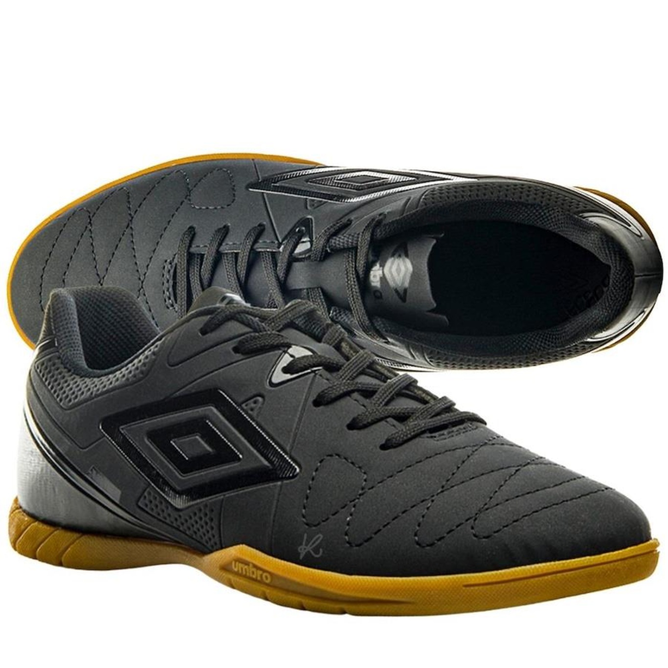 Chuteira Futsal Umbro Attak - Adulto + Meias - Foto 2