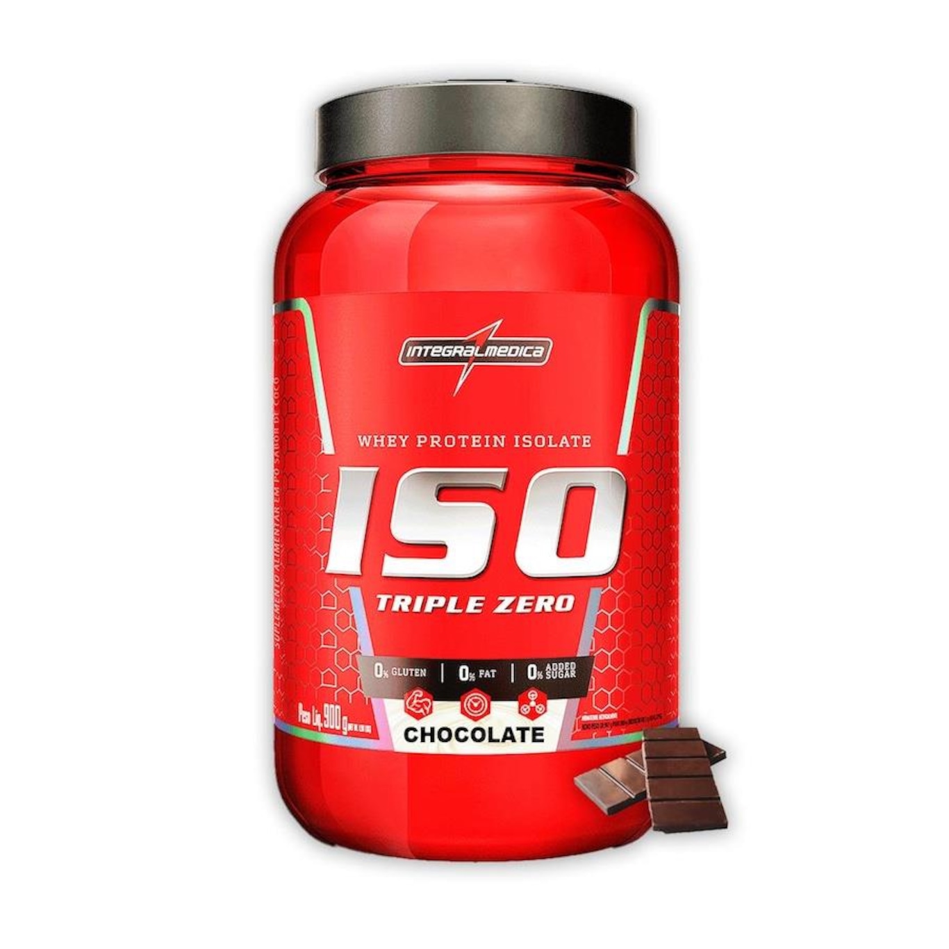 Whey Protein Integralmédica Baunilha ISO Triple Zero - 900g - Foto 2