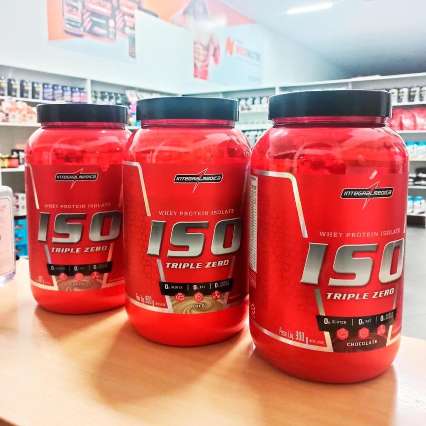 Whey Protein Integralmédica Baunilha ISO Triple Zero - 900g - Foto 6