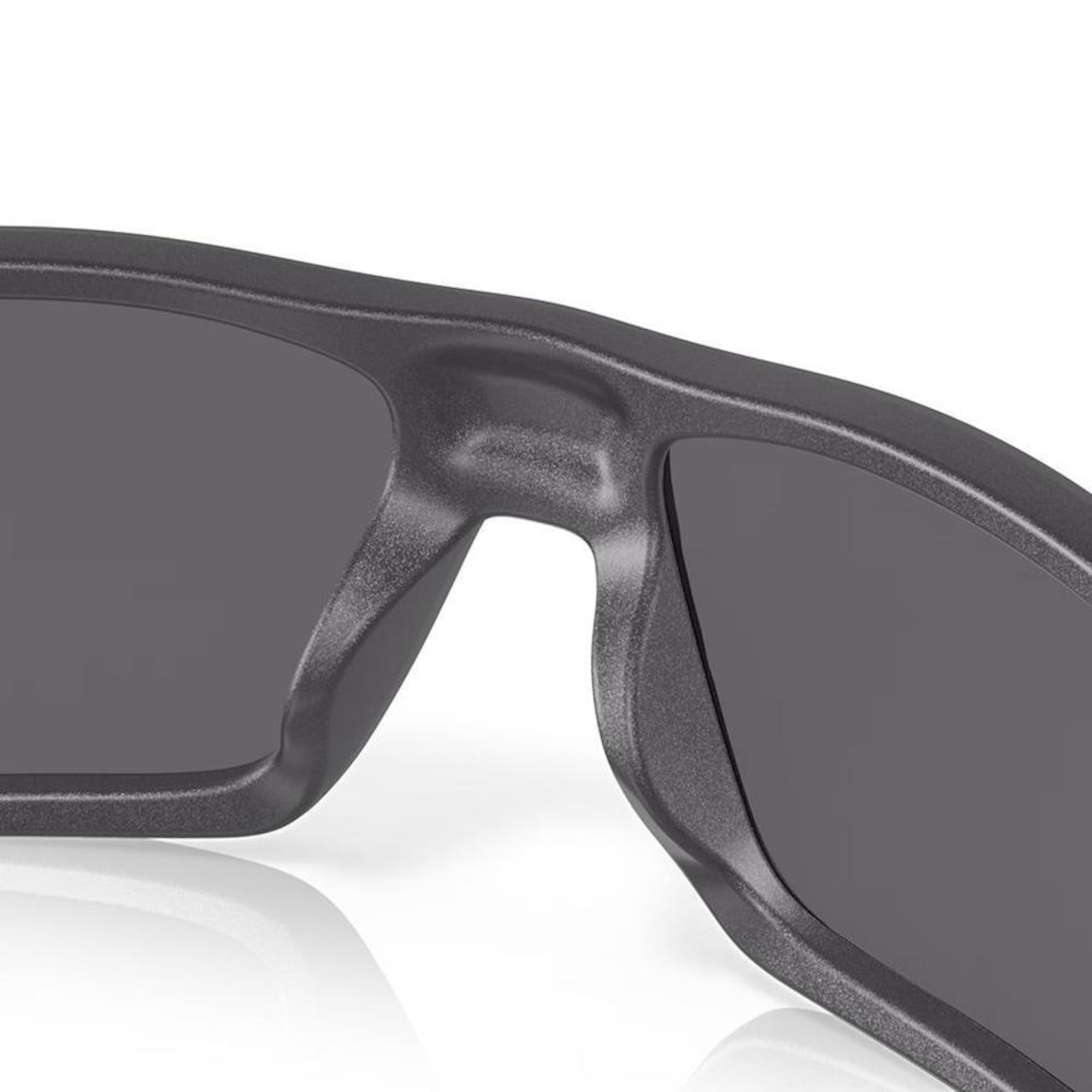 Óculos de Sol Unissex Oakley Heliostat Steel Prizm Black - Foto 1