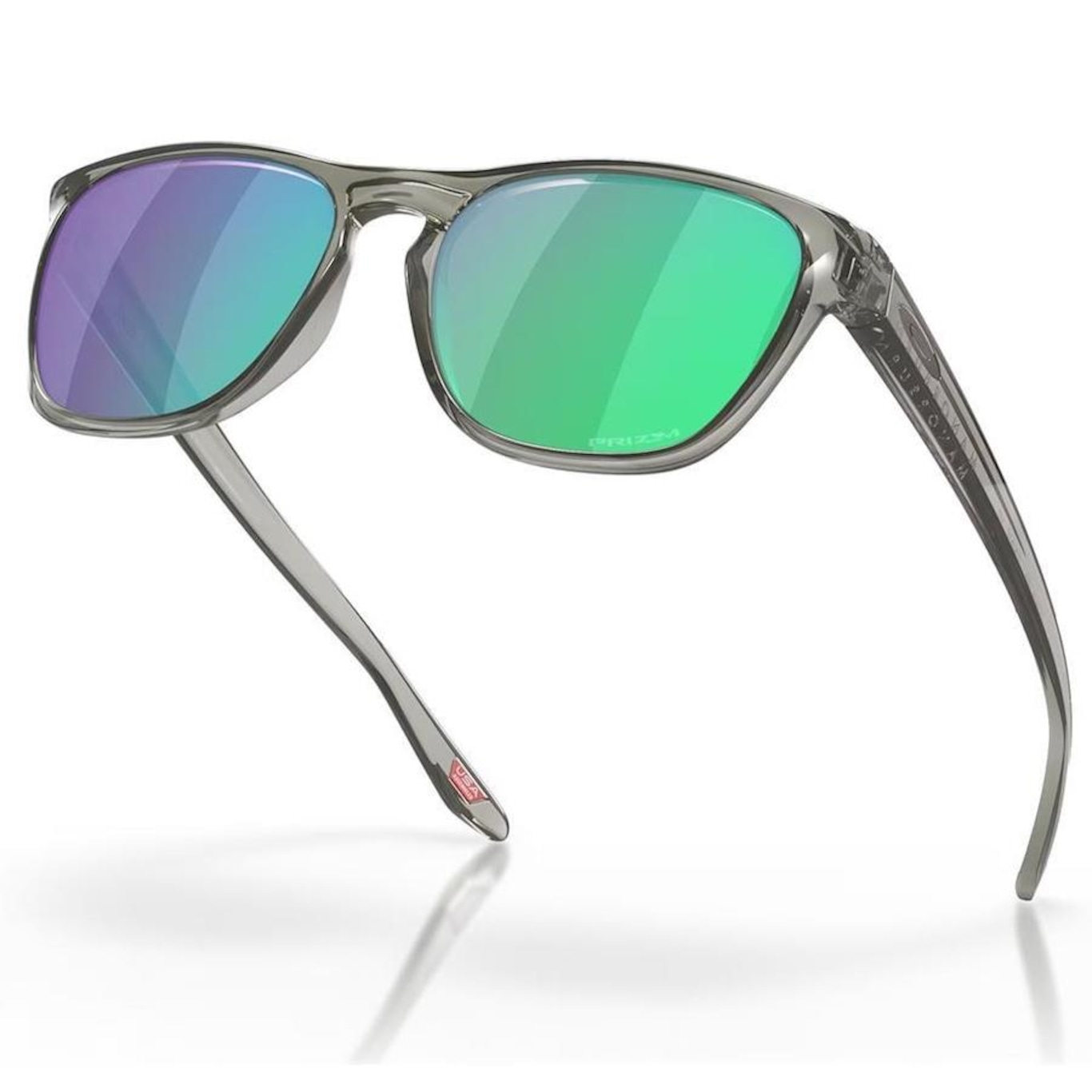 Óculos de Sol Unissex Oakley Manorburn Grey Ink Prizm Jade - Foto 1