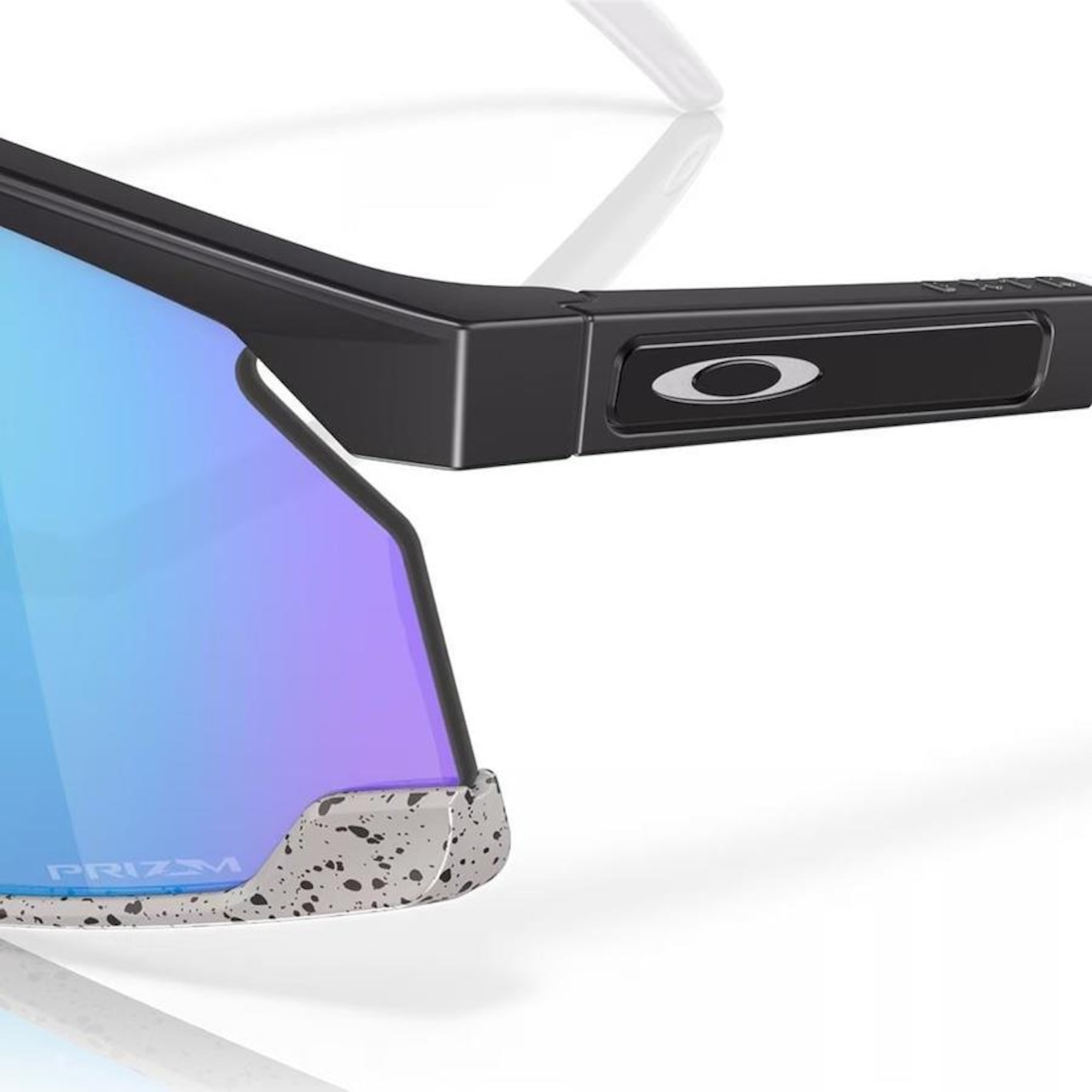 Óculos de Sol Unissex Oakley Bxtr Matte Black Prizm Sapphire - Foto 1