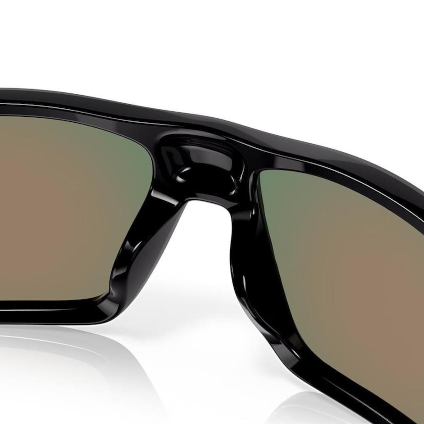 Óculos de Sol Unissex Oakley Heliostat Polished Black Prizm Ruby - Foto 1