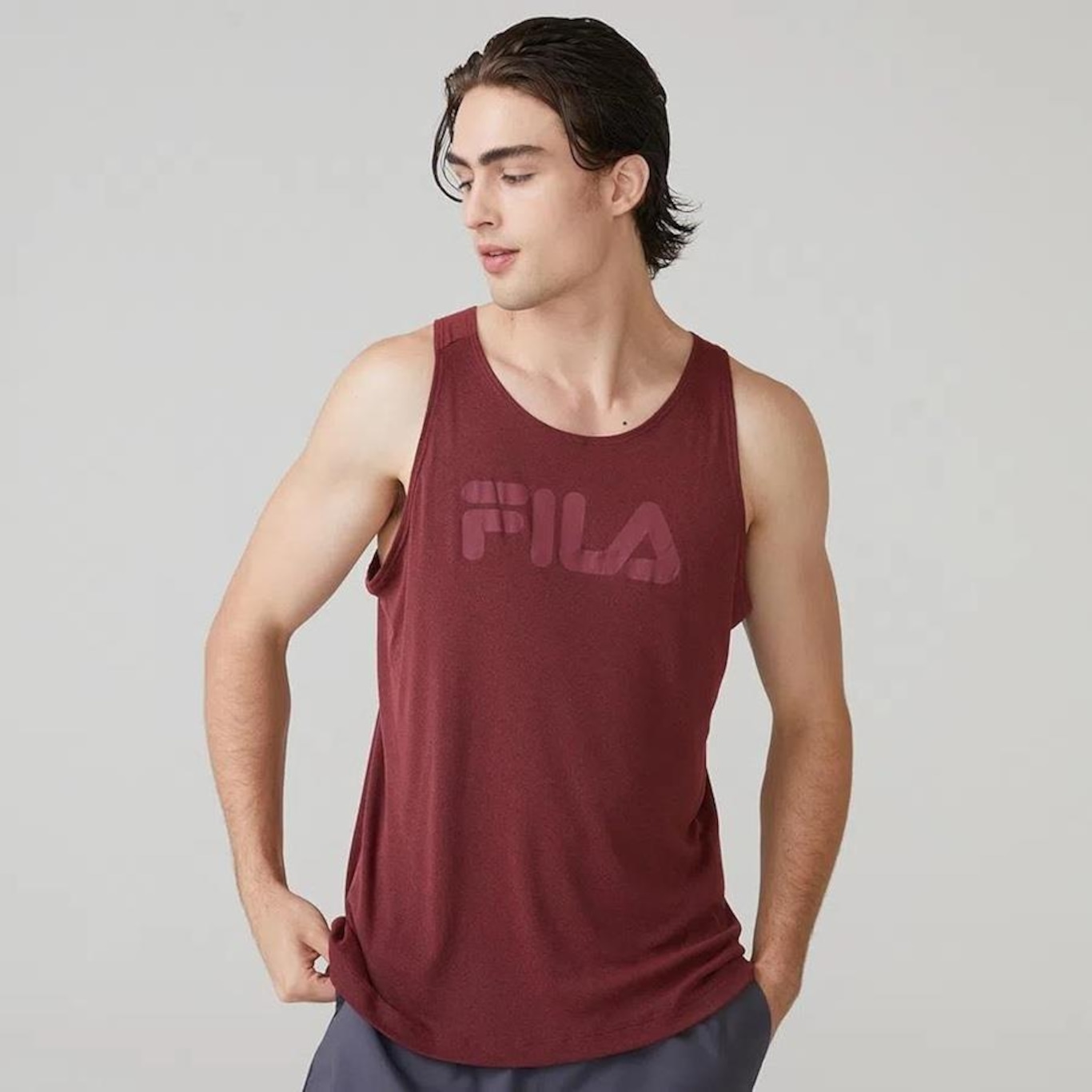 Camiseta Regata Fila Eclipse - Masculina - Foto 1