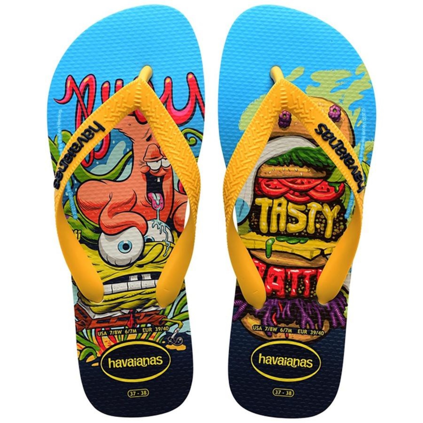 Chinelo Havaianas Top Spongebob - Infantil - Foto 1