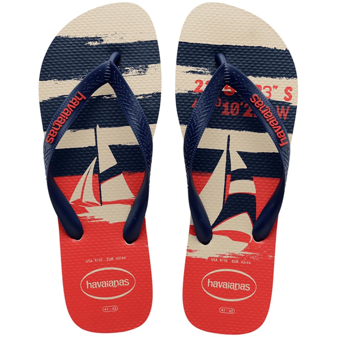 Chinelo Havaianas Top Nautical - Masculino - Foto 1