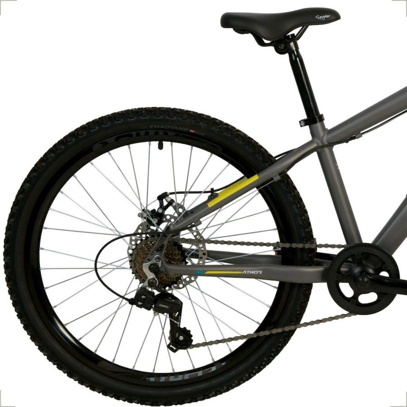 Bicicleta Infantil Aro 24 Mtb Athor Brave Shimano Alumínio - Foto 4