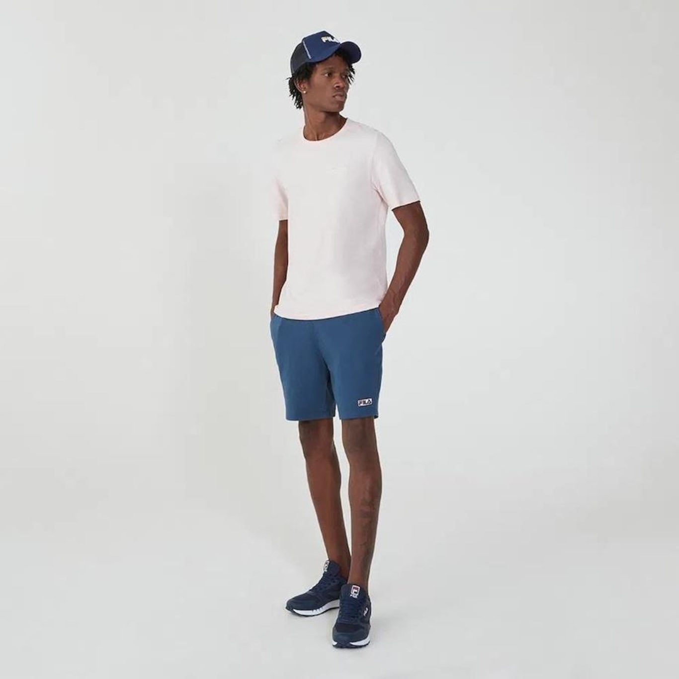 Bermuda Fila Essential Ii - Masculina - Foto 1