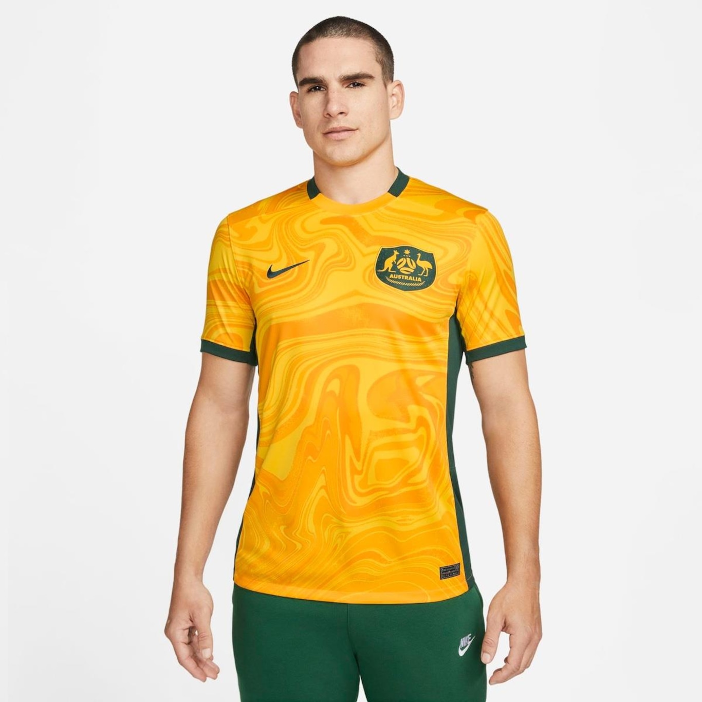 Camisa Austrália Nike I 2023/24 Torcedor Pro - Masculina - Foto 1