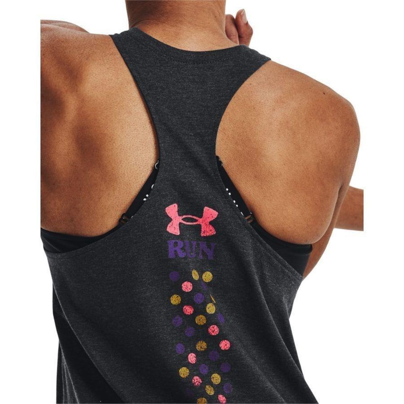 Camiseta Regata Under Armour Run In Peace Tank - Feminina - Foto 3