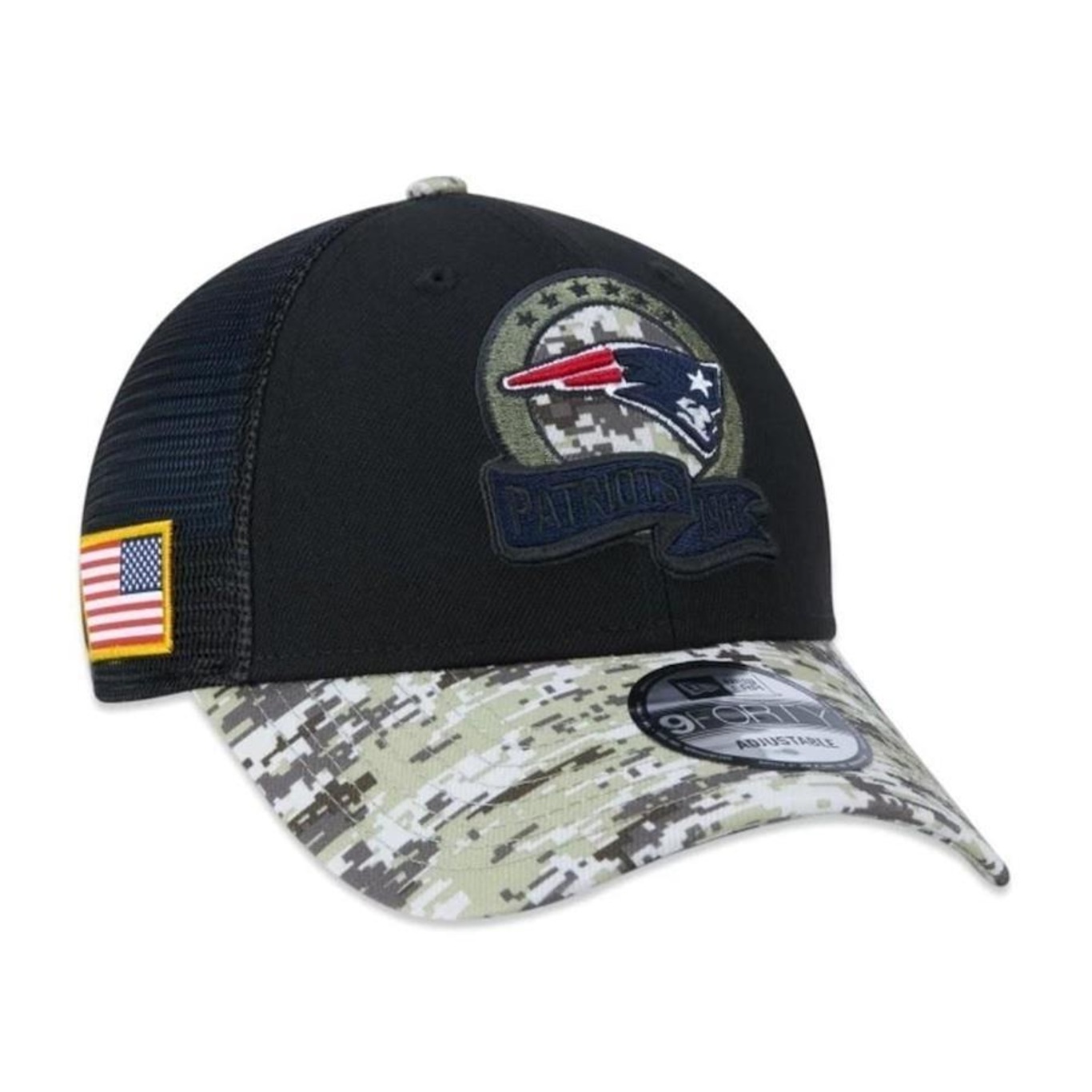 Boné New Era New England Patriots 940 Salute To Service - Snapback - Adulto - Foto 1