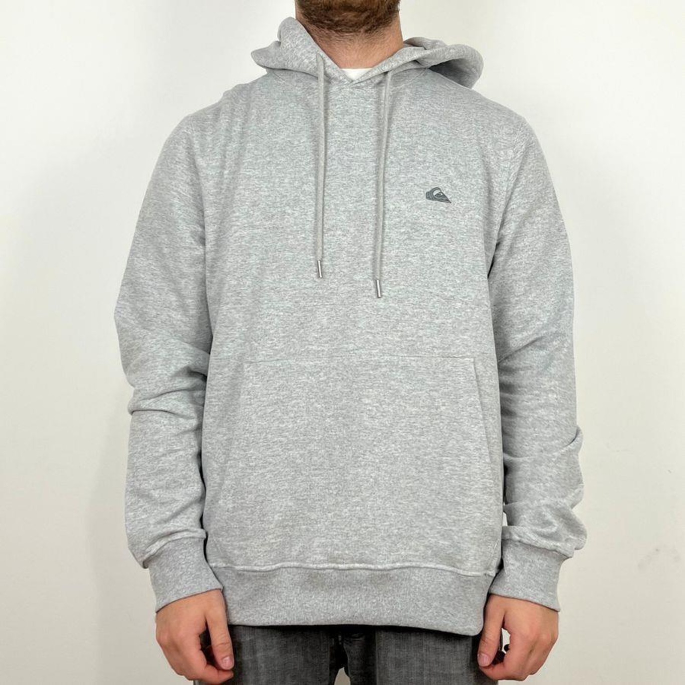 Blusão de Moletom Com Capuz Quiksilver Fechado Embroidery - Masculino - Foto 1