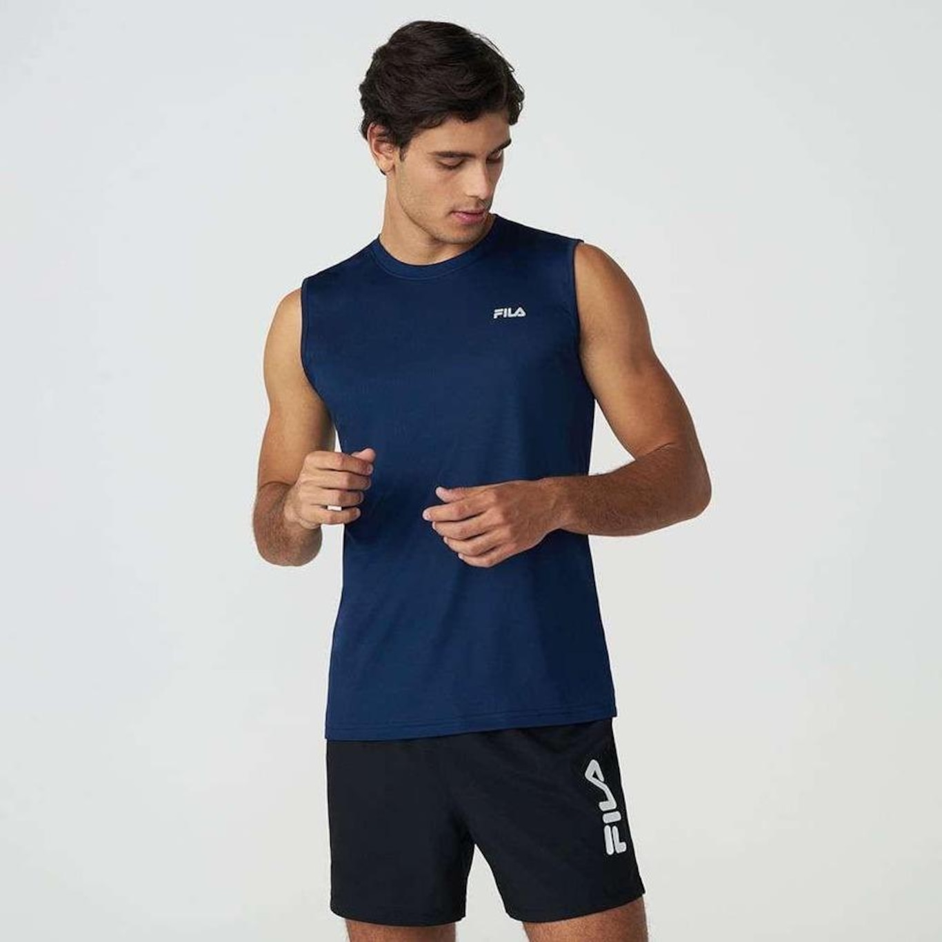 Camiseta Regata Masculina Fila Basic Sports - Foto 1