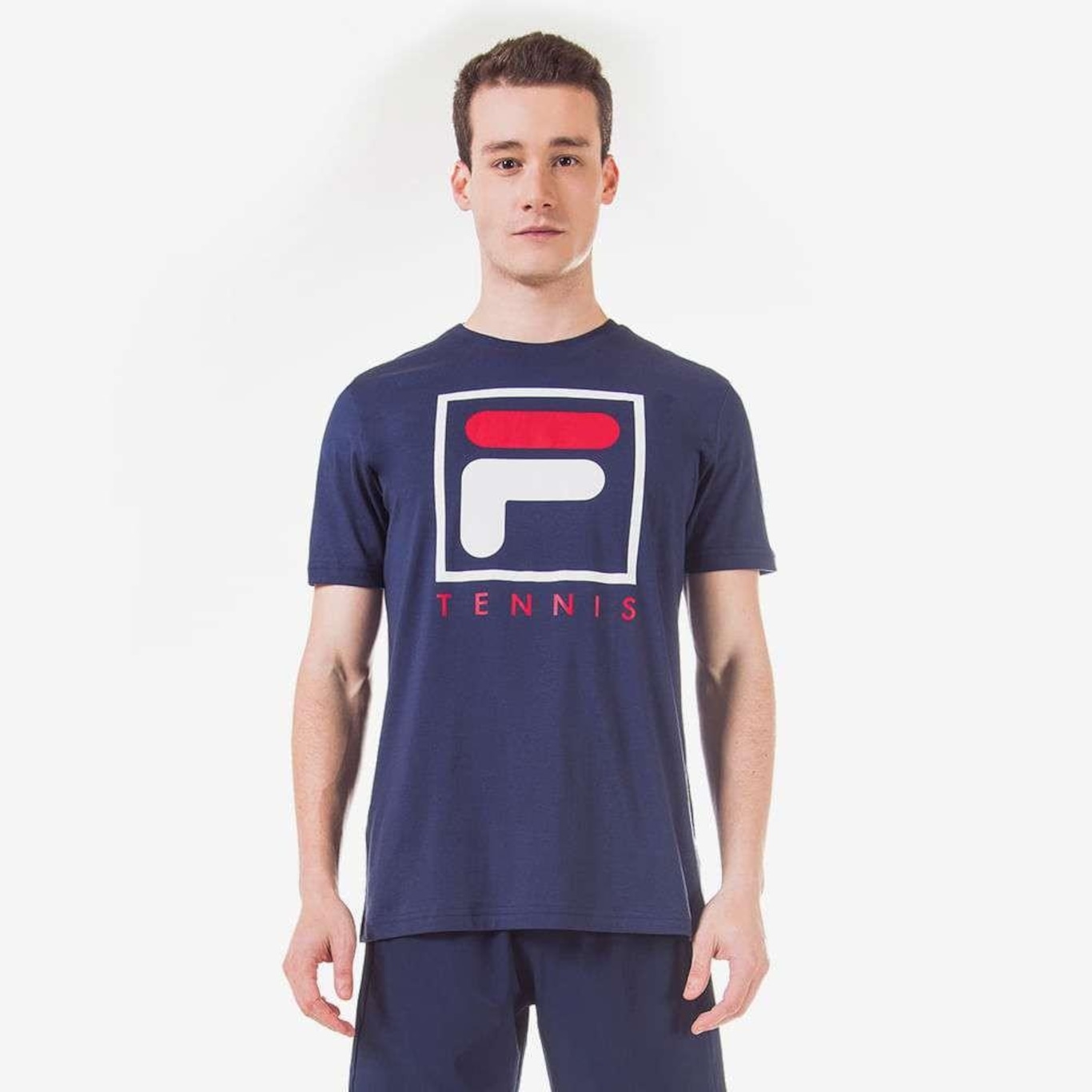 Camiseta Longline Fila Soft Urban - Masculina - Foto 1