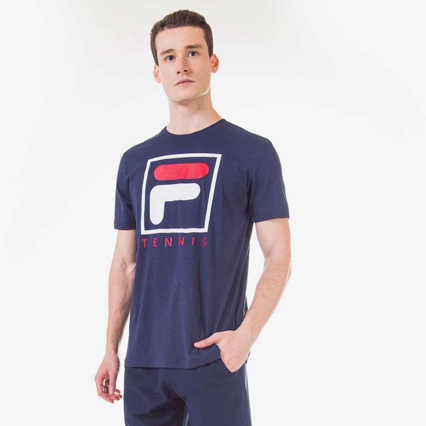 Camiseta Longline Fila Soft Urban - Masculina - Foto 3