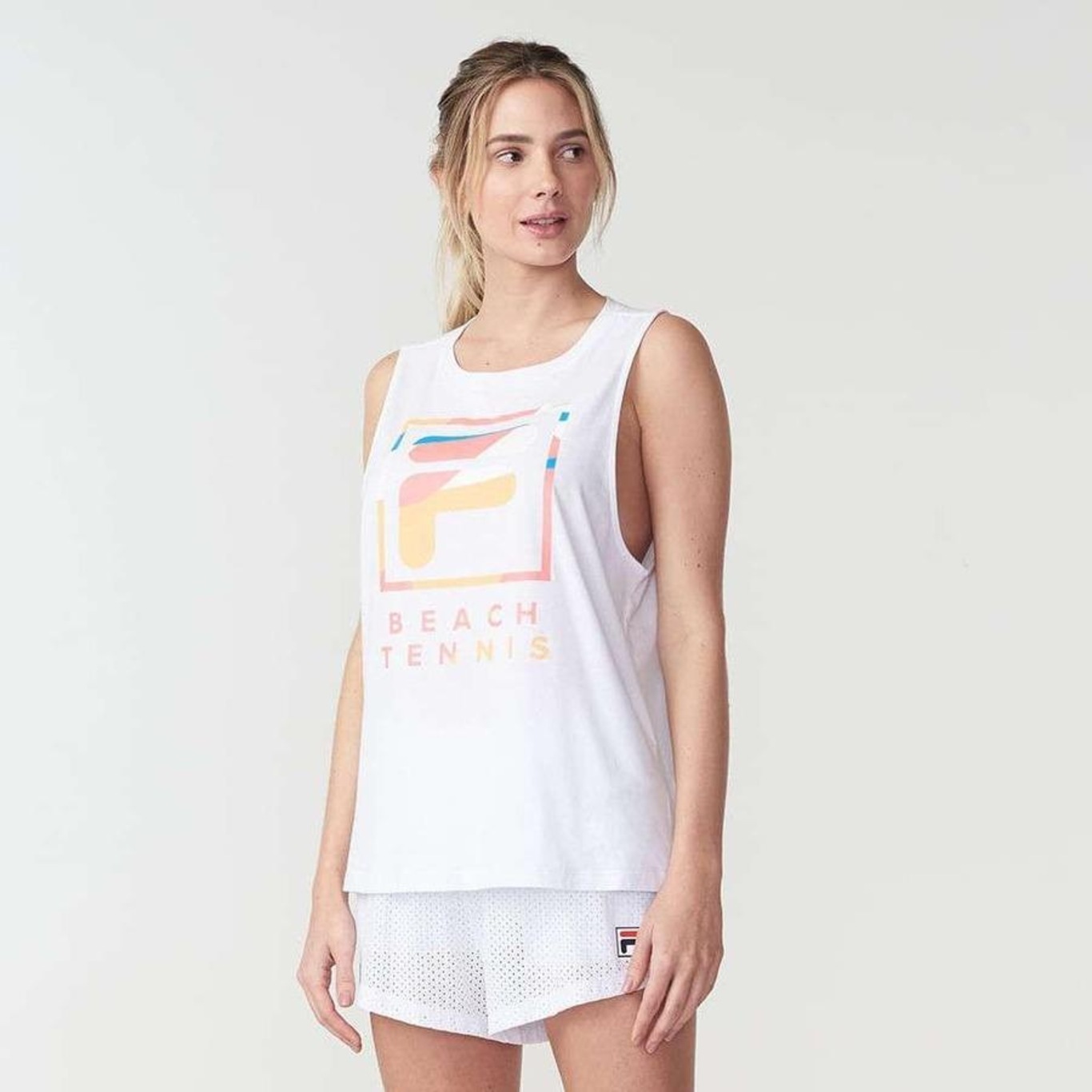 Camiseta Regata Fila Beach Tennis - Feminina - Foto 2