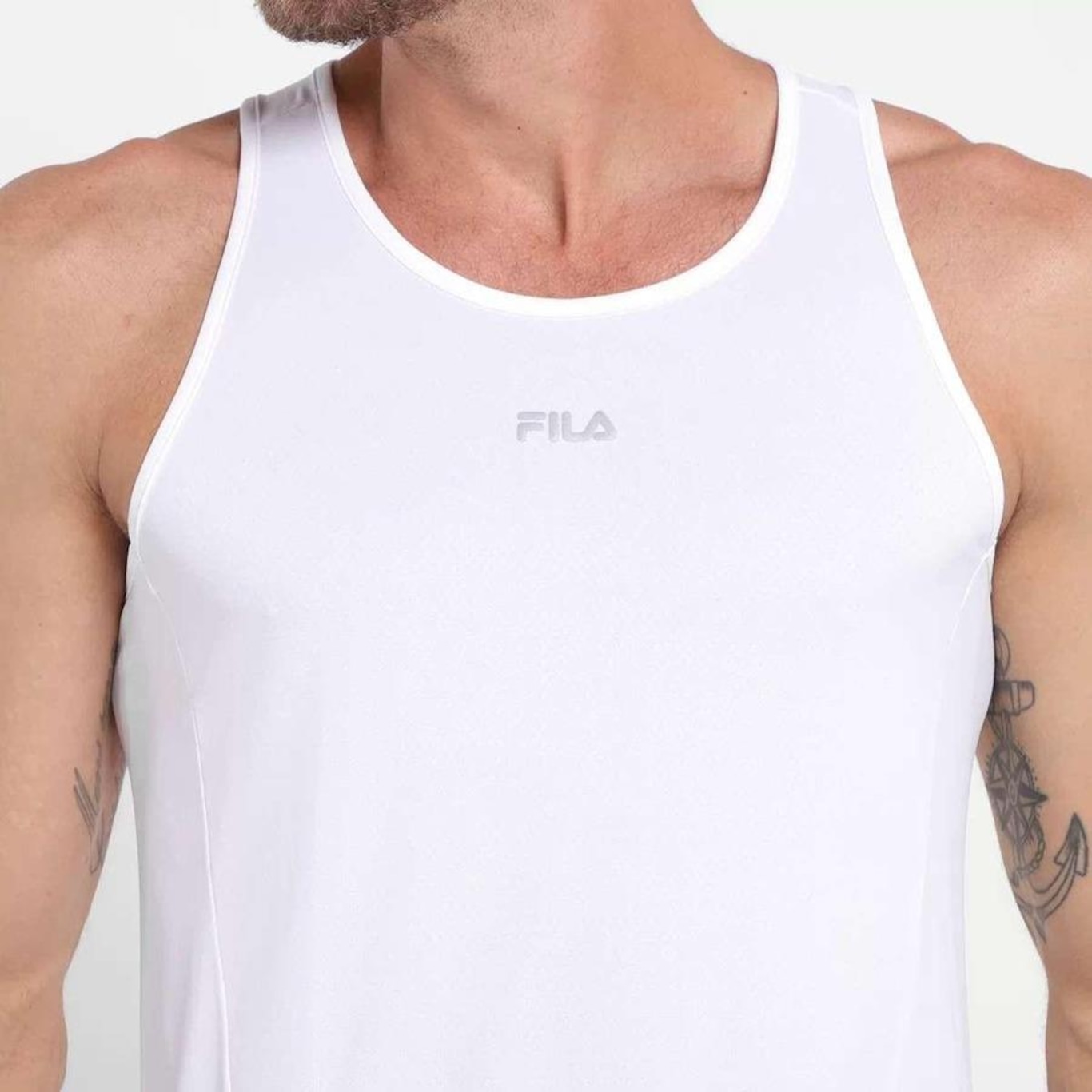 Camiseta Regata Masculina Fila com Proteção UV BIO II - Foto 2