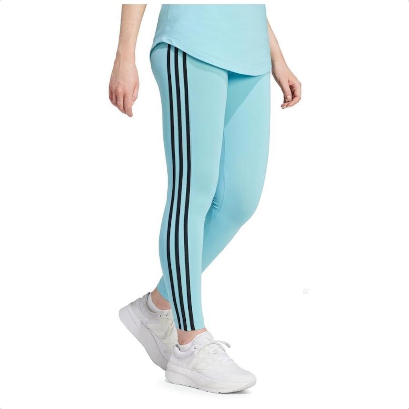 Calça Legging adidas Essentials 3-Stripes - Feminina - Foto 3