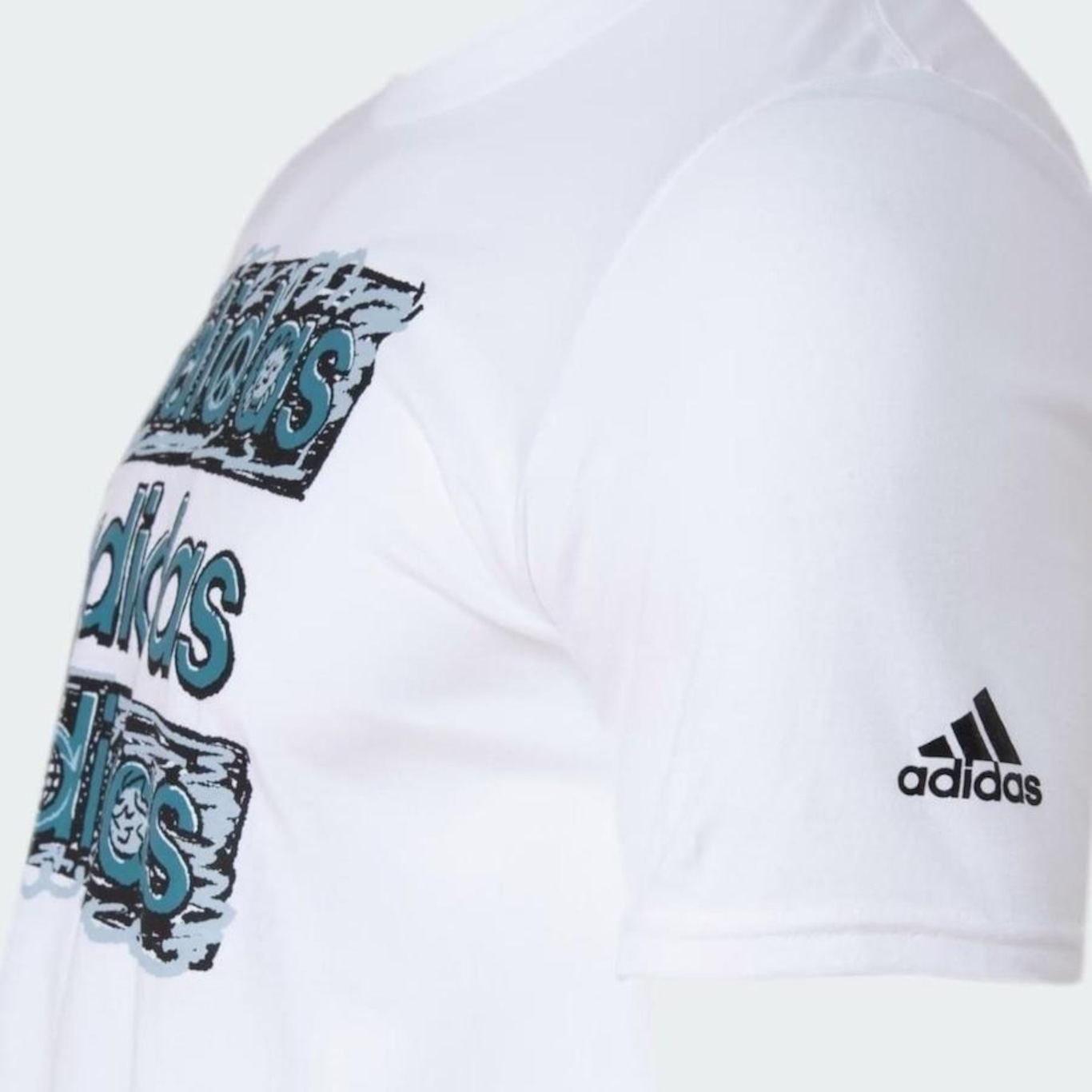 Camiseta Masculina adidas Manga Curta Doodle - Foto 2