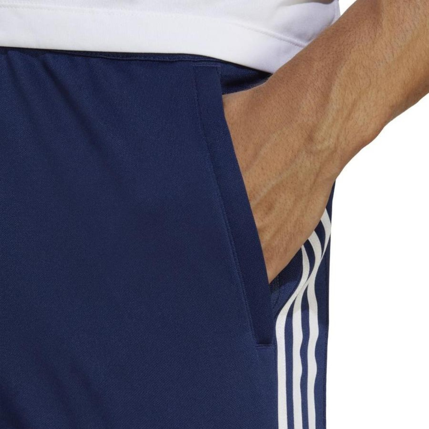 Calça adidas Train Essentials 3-Stripes - Masculina - Foto 3