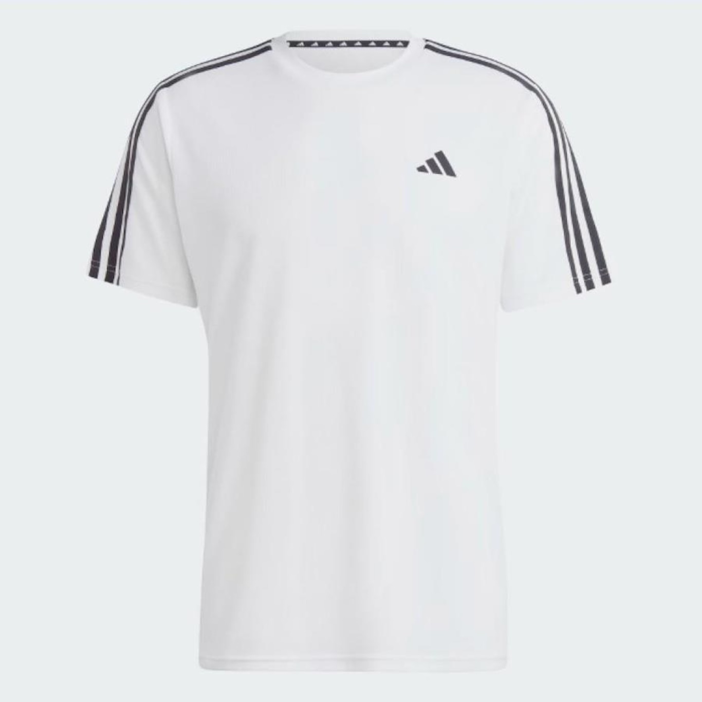 Camiseta Masculina adidas Manga Curta Essentials 3 Listras - Foto 1