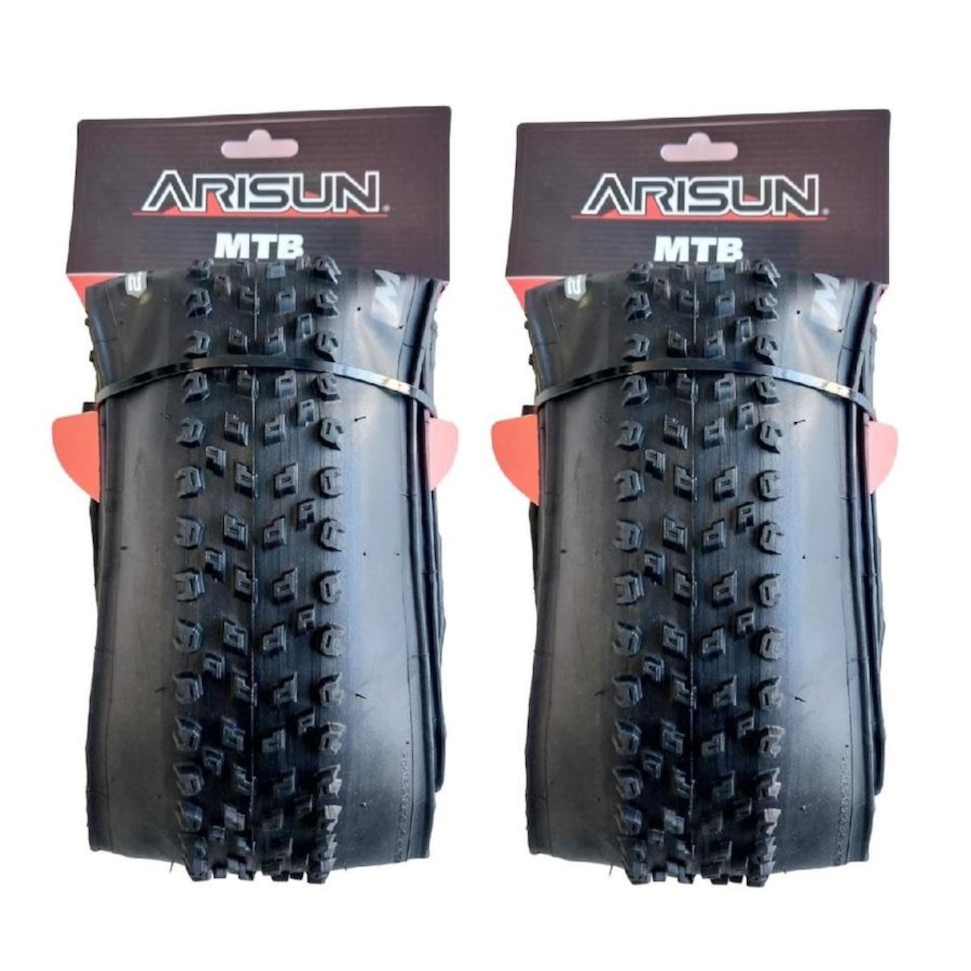 Pneu de Bicicleta Arisun Aro 29 X 2.35 Bike Mtb Mount Bona Tubeless - 2 unidades - Foto 1