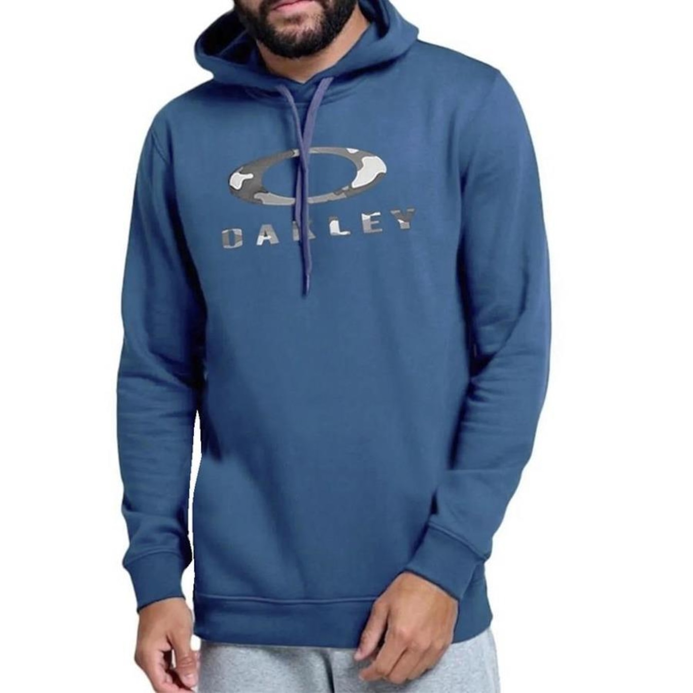 Blusão de Moletom com Capuz Oakley Camo Hoddie Dark - Masculino - Foto 1