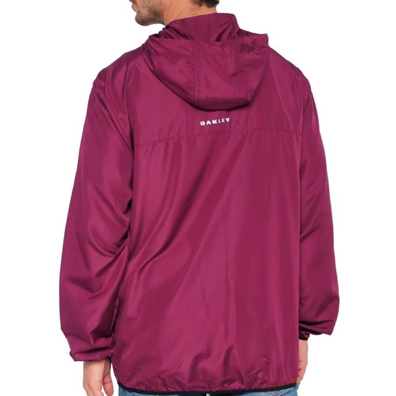 Jaqueta Corta Vento com Capuz Oakley Windbreaker Rhone - Masculina - Foto 2