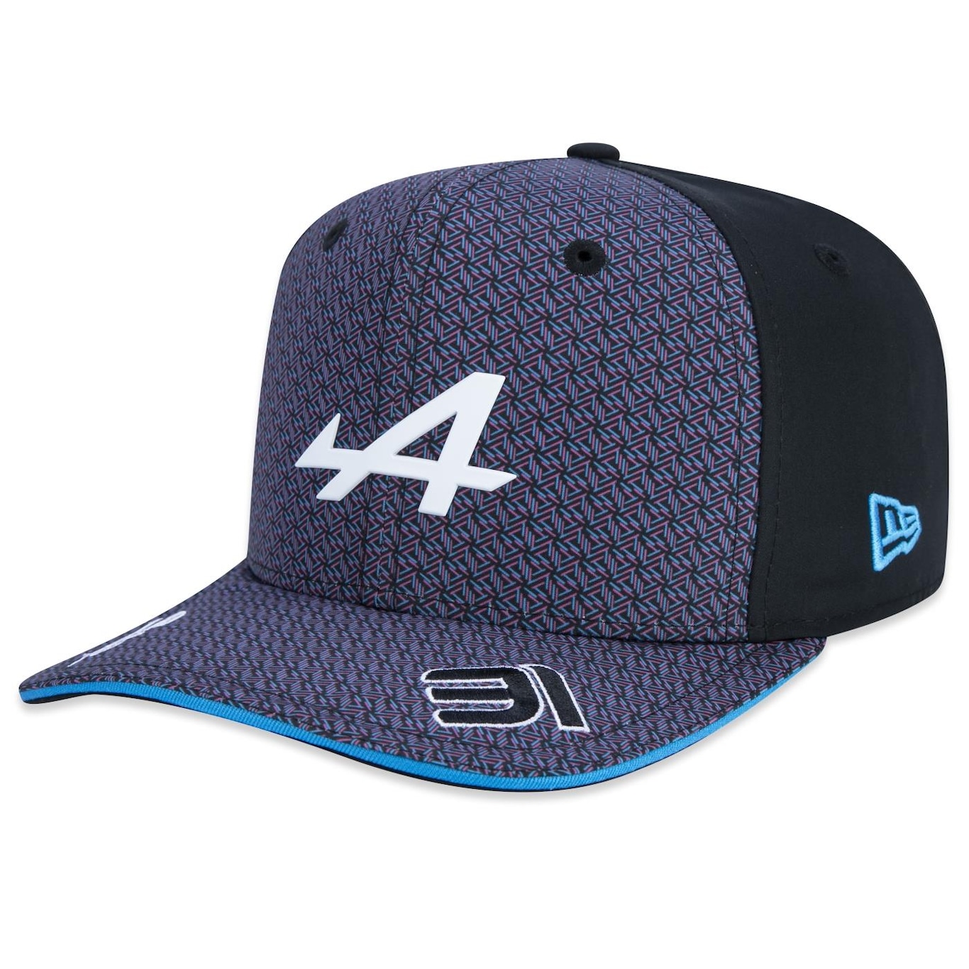 New Era Cappello Ufficiale Alpine F1 9FIFTY Esteban Ocon 2023 – Blu Navy E Bianco