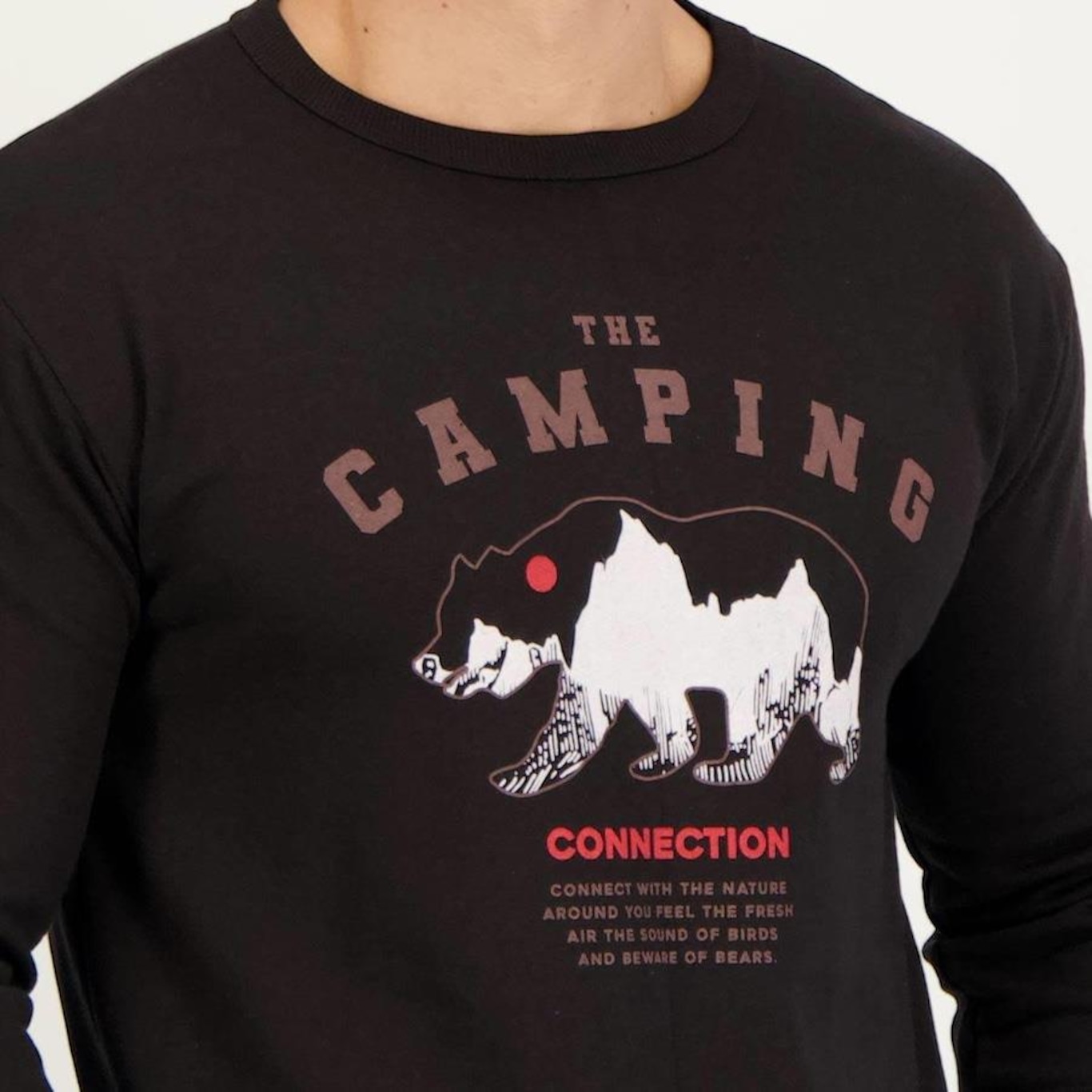 Blusão de Moletom sem Capuz Cdka Camping Connection Clasic - Masculino - Foto 5