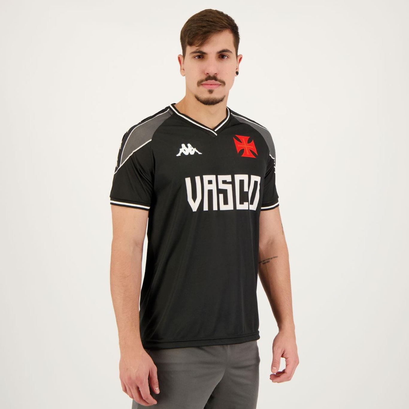 Camisa do Vasco Supporter 2023 Kappa - Masculina - Foto 5