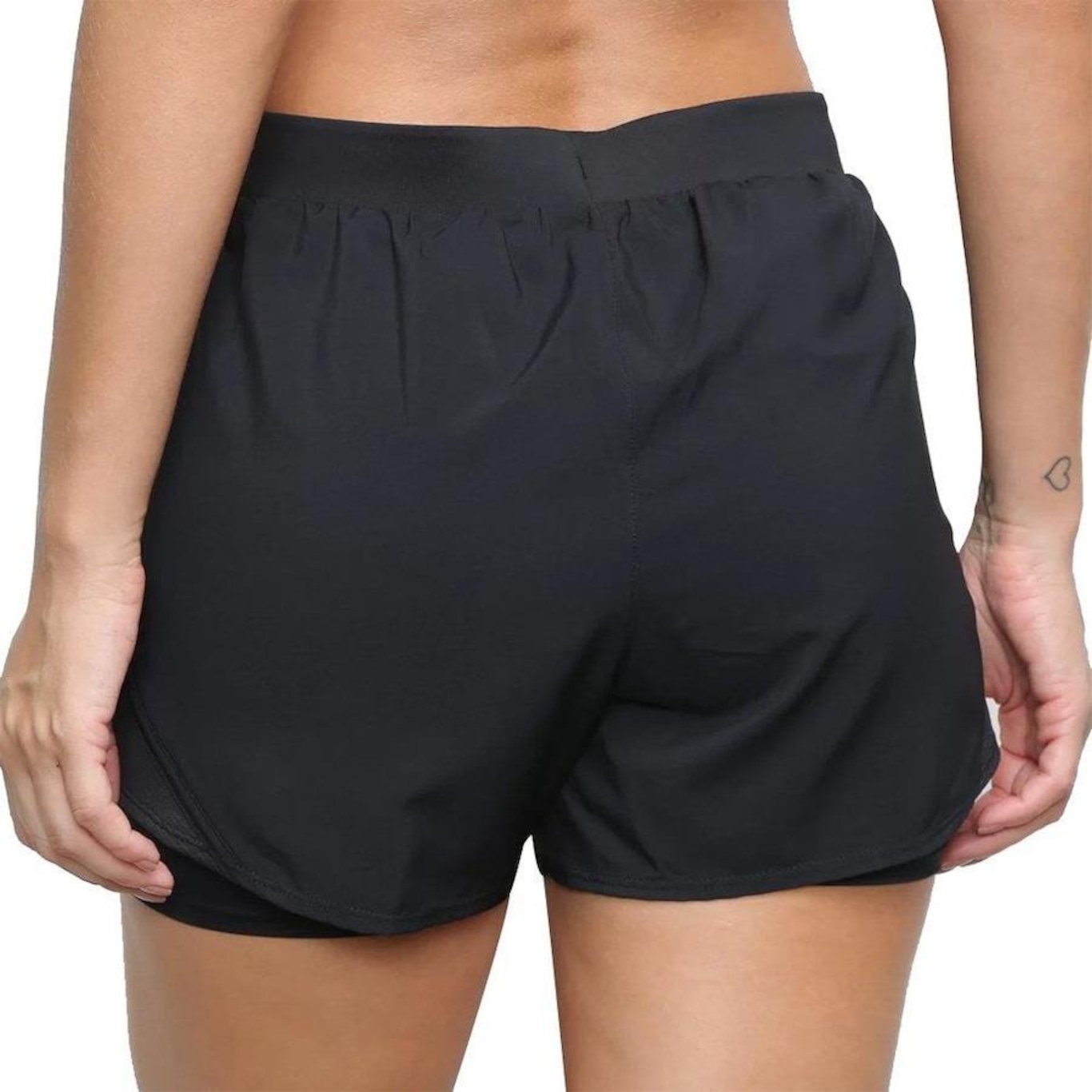 Shorts 2 em 1 Under Armour Fly By 2.0 - Feminino - Foto 4