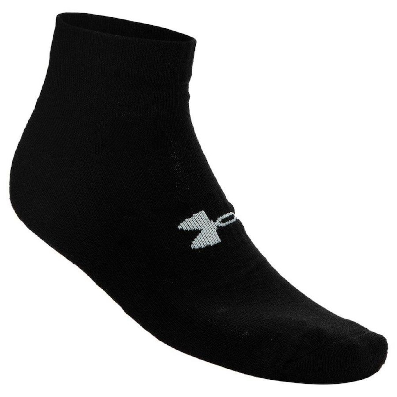 Meia Cano Baixo Under Armour Core Cotton com 3 Pares - Adulto - Foto 4