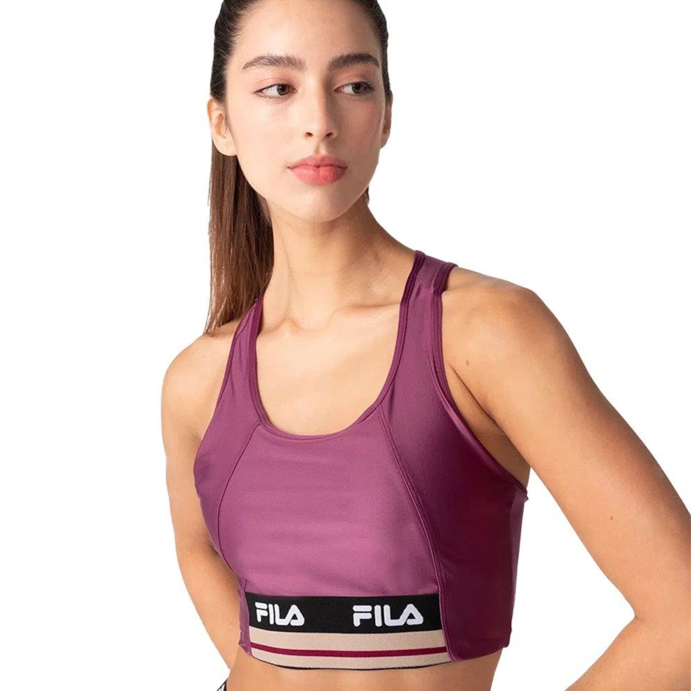 Top Fitness Fila Double Elastic - Feminino - Foto 1