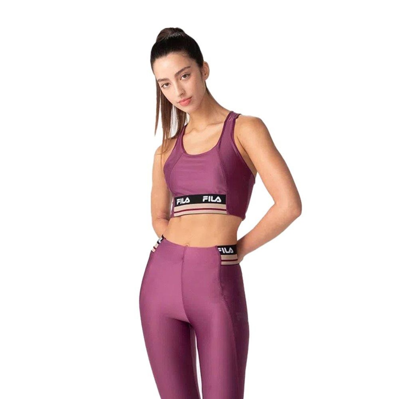 Top Fitness Fila Double Elastic - Feminino - Foto 3