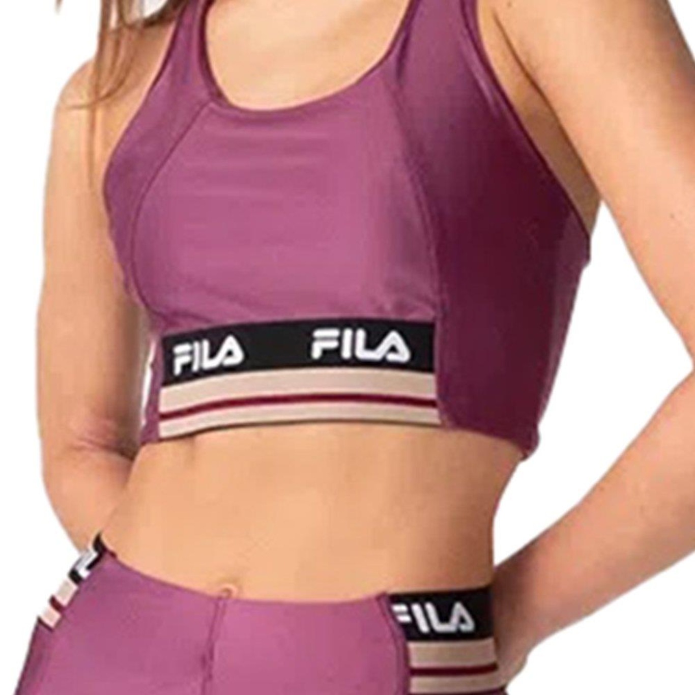 Top Fitness Fila Double Elastic - Feminino - Foto 4