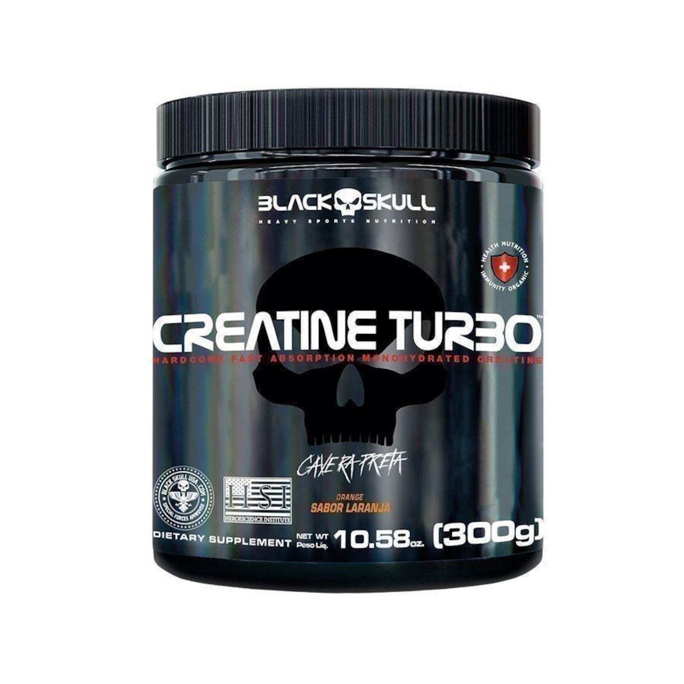 Creatina Turbo Black Skull - 300G - Foto 1