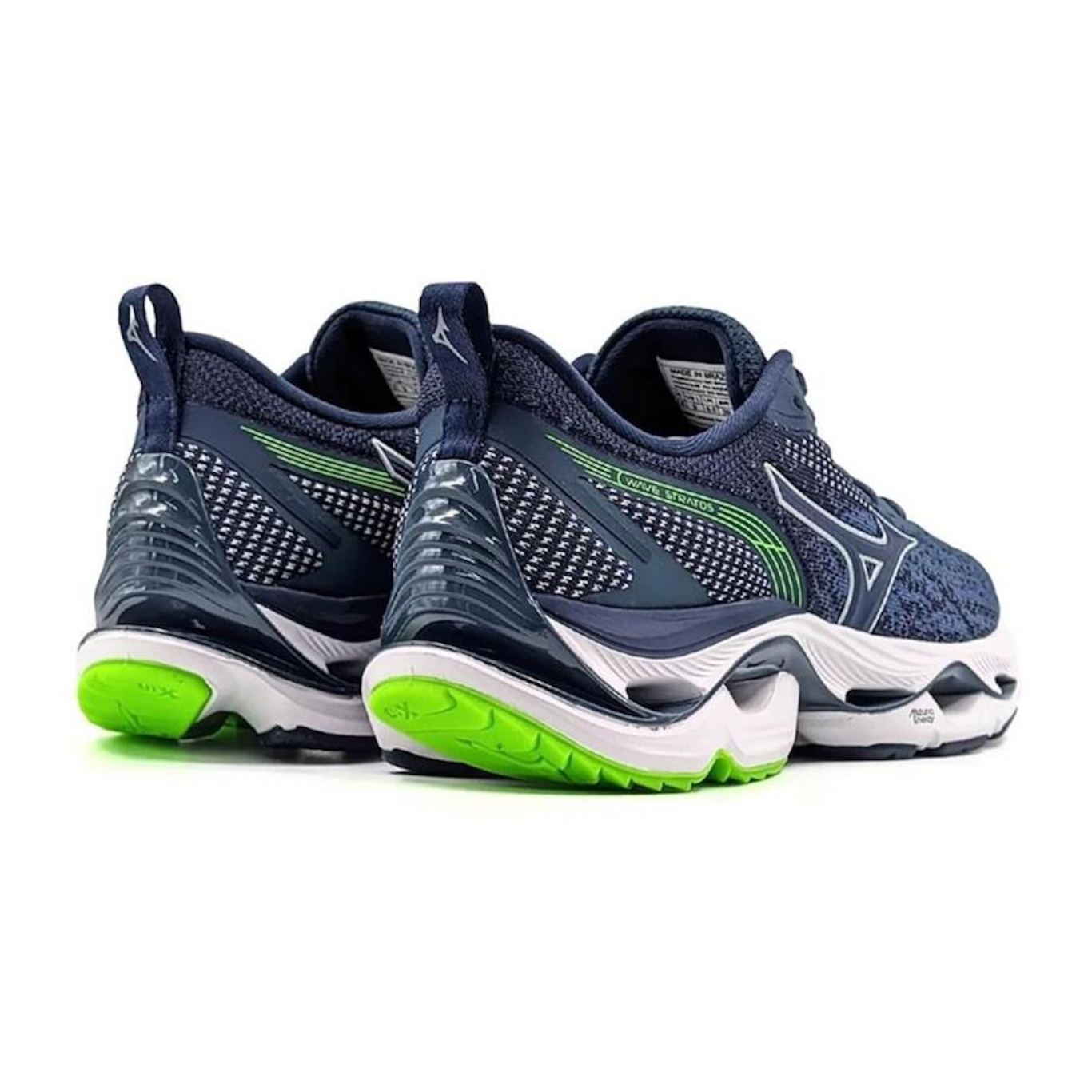 Kit Tênis Mizuno Wave Stratos + 3 Pares de Meias - Masculino - Foto 5