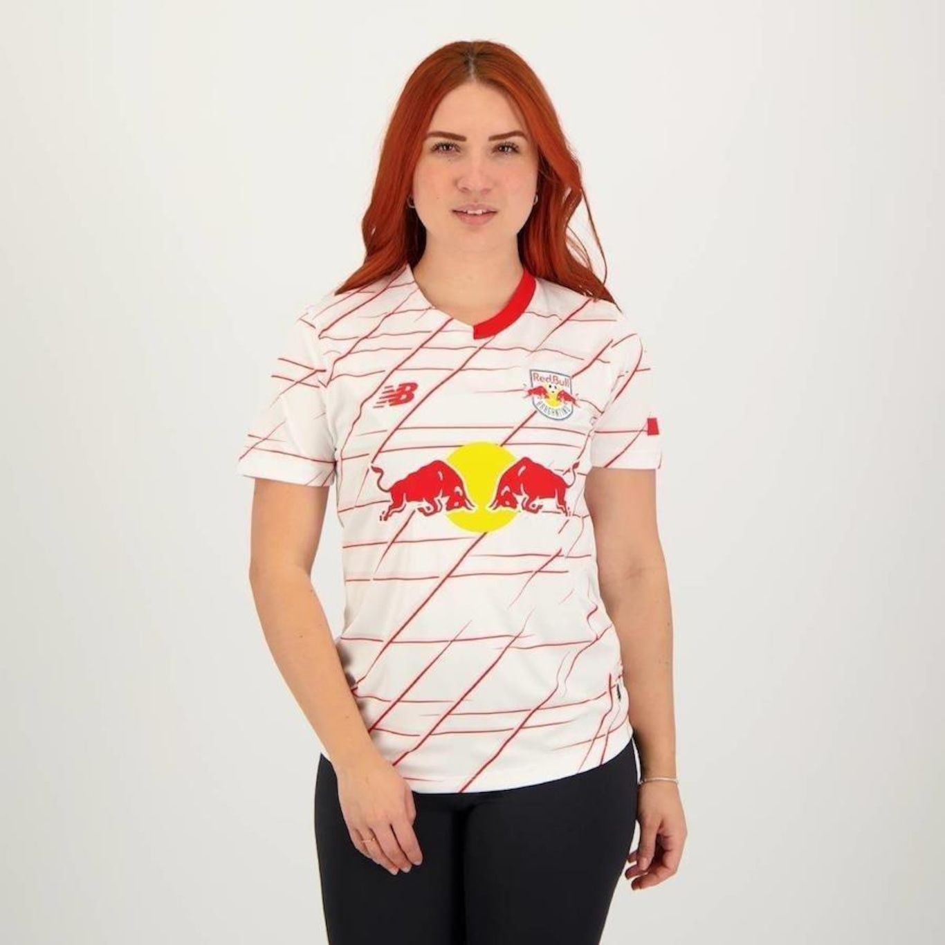 Camisa 1 Rb Bragantino 2023 New Balance - Feminina - Foto 1