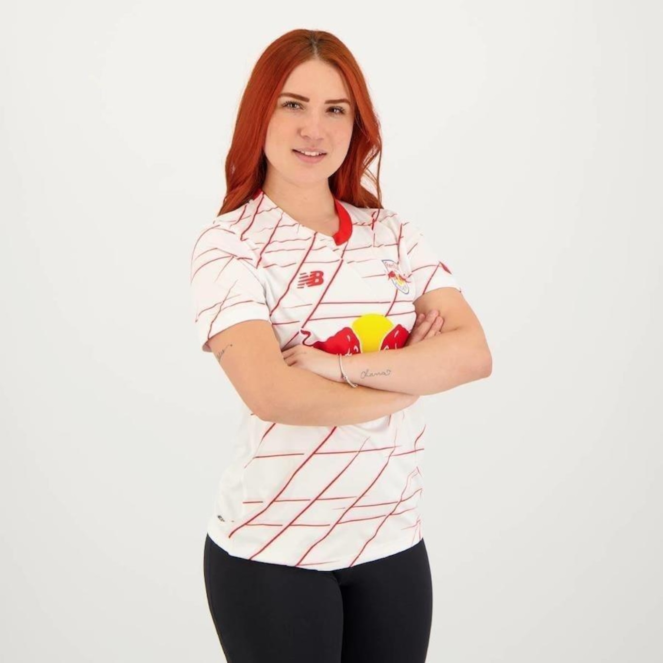 Camisa 1 Rb Bragantino 2023 New Balance - Feminina - Foto 2