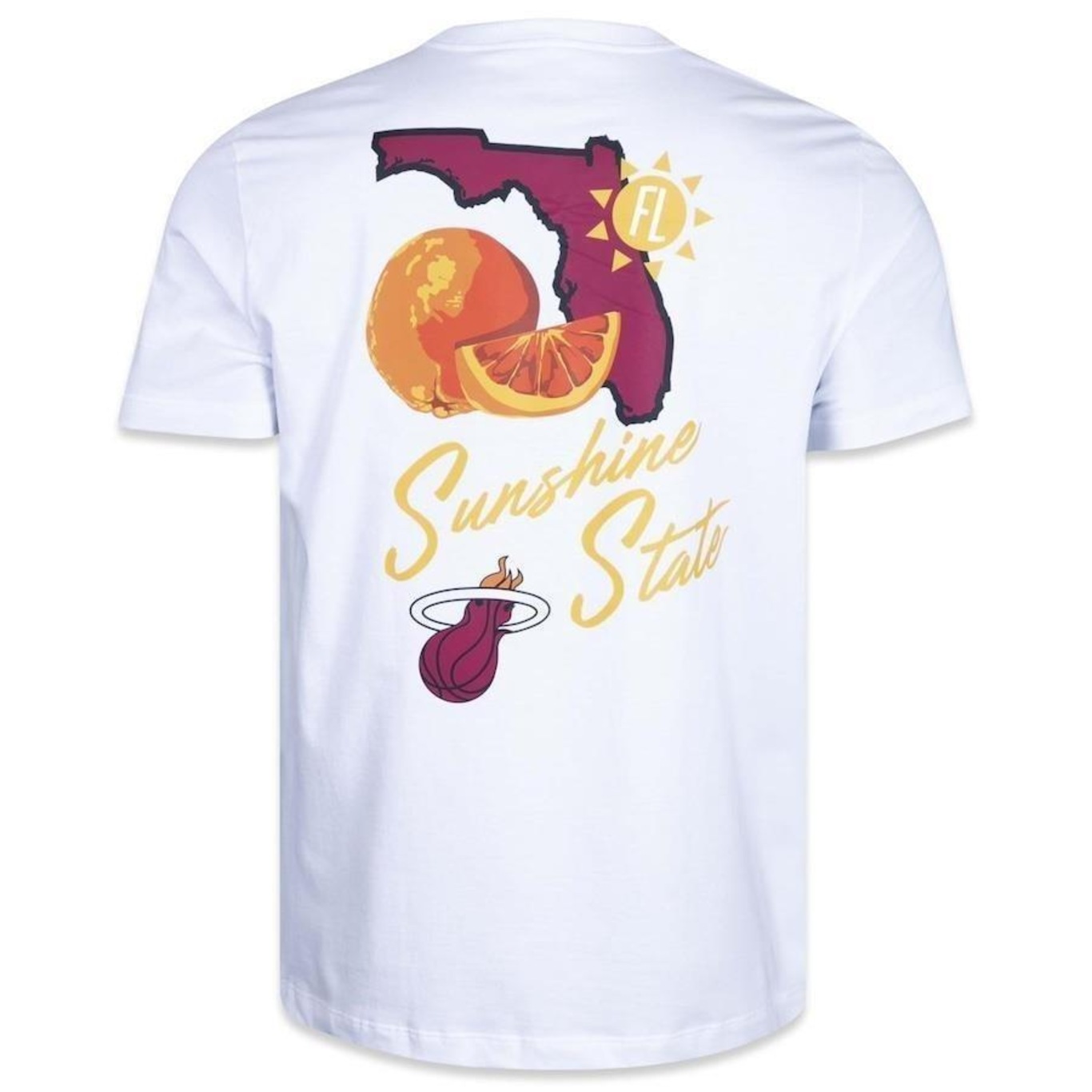 Camiseta New Era Core Nba Miami Heat - Masculino - Foto 2